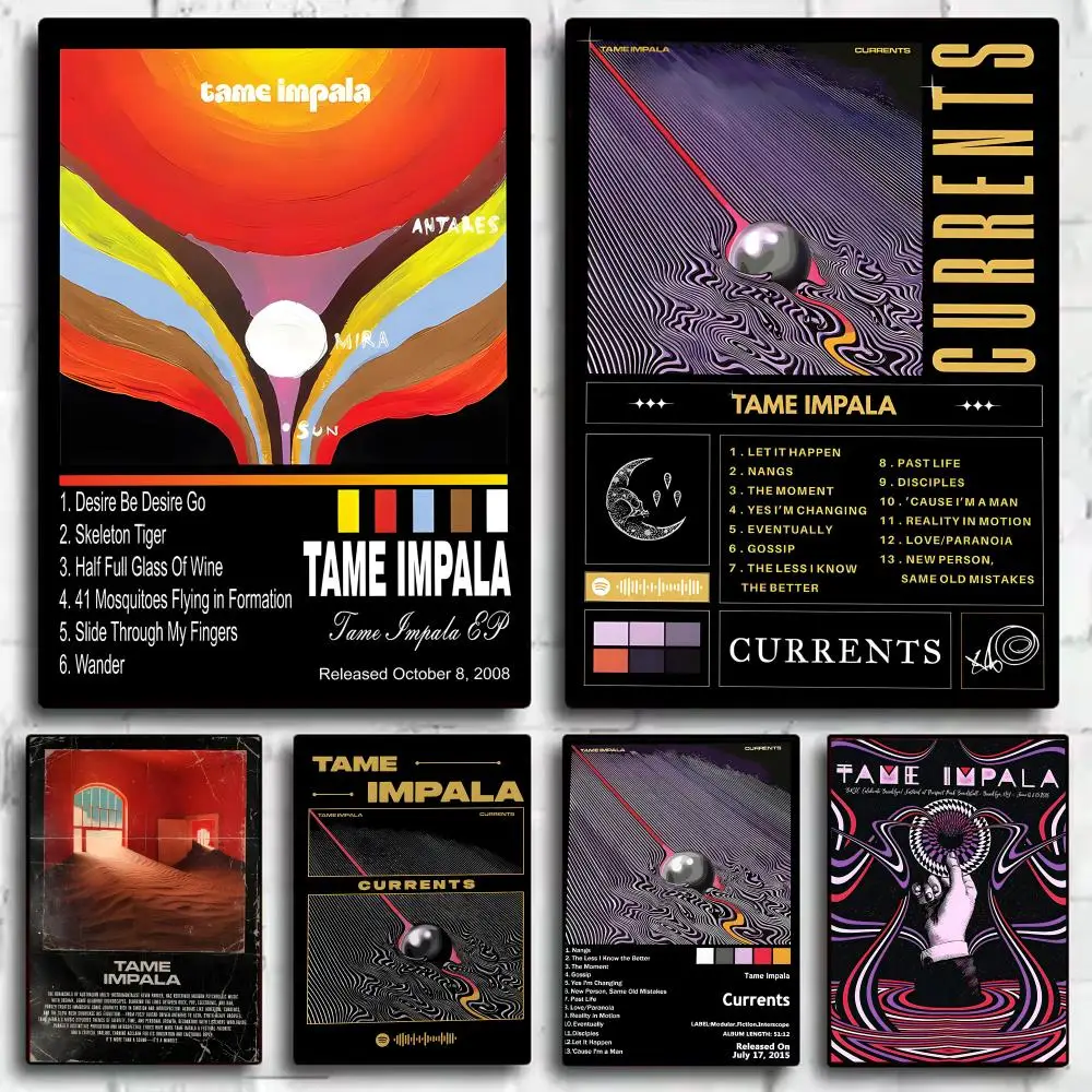 

Поп-группа t_Tame I_Impala, классический альбом, постер, декоративные настенные художественные наклейки, настенная роспись, фотопринт для дома, гостиной, декора прихожей