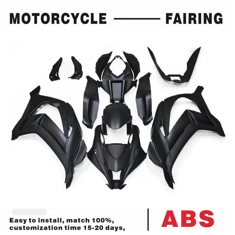 

For Kawasaki 2016 2017 2018 19 2020 Ninja ZX-10R ZX10R Matte Black Fairings