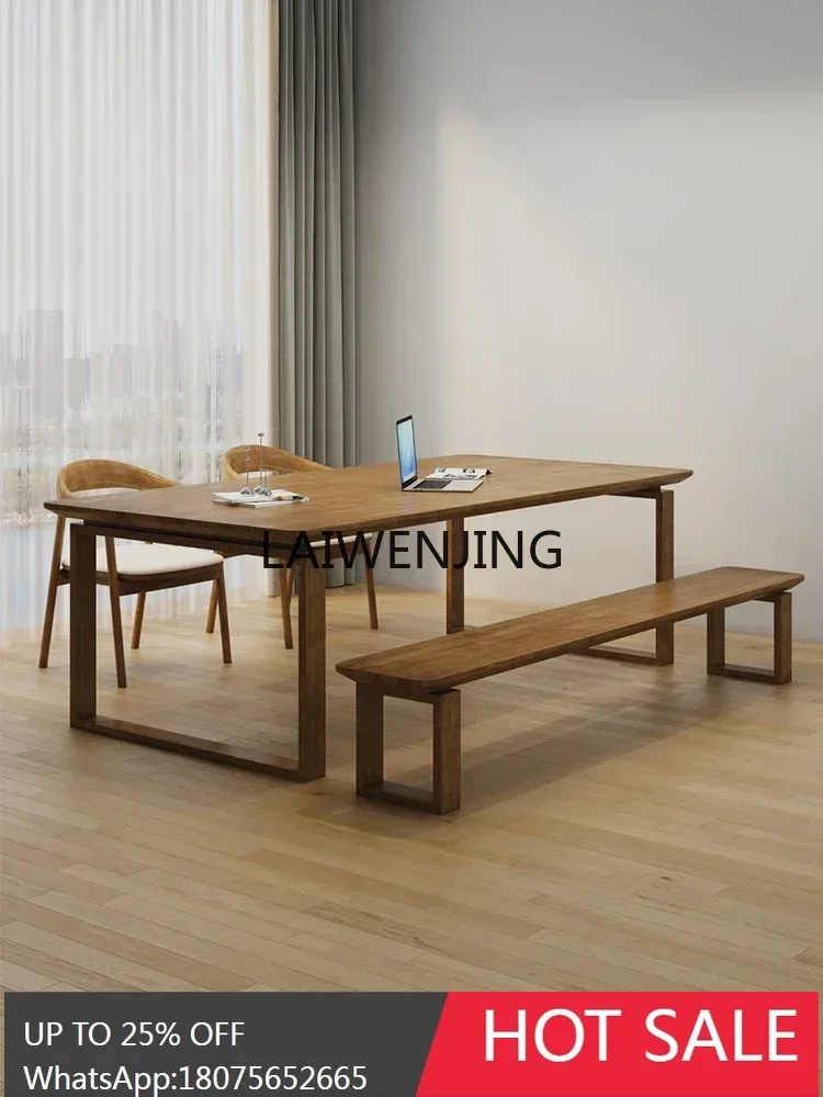 

simple modern home living room study table casual reading strip table