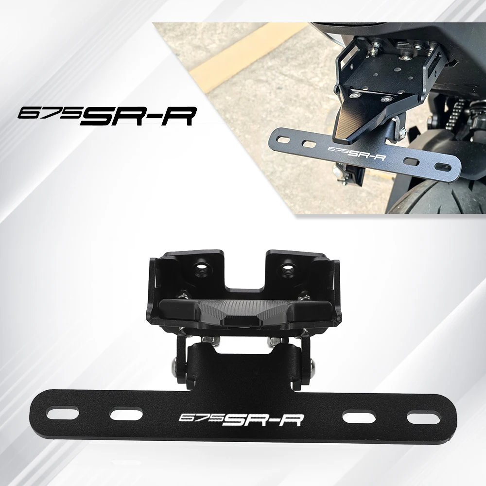 

For CFMOTO CF MOTO 675 SR-R NK SS 675 675SRR 675NK 675SS 2024 2025 2026 License Plate Holder Bracket Tail Tidy Fender Eliminator