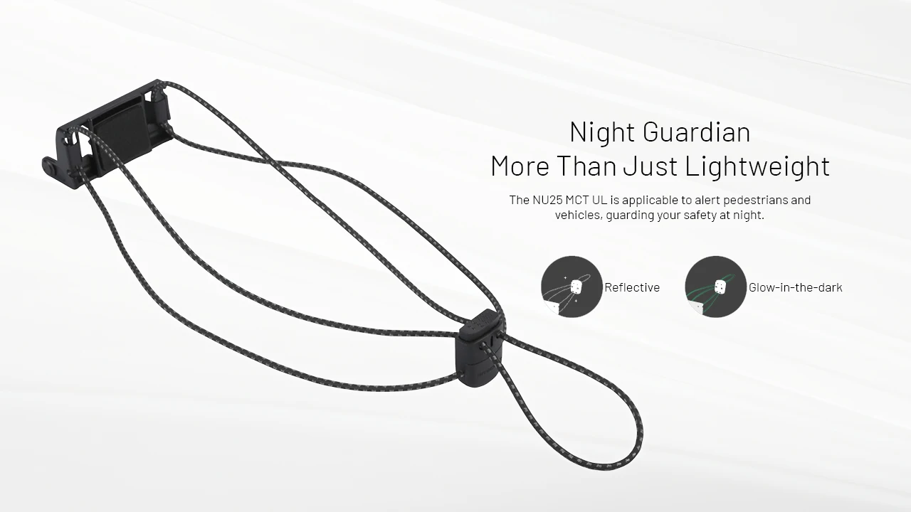 NITECORE NU25 MCT UL 400-Lumen Rechargeable Headlamp