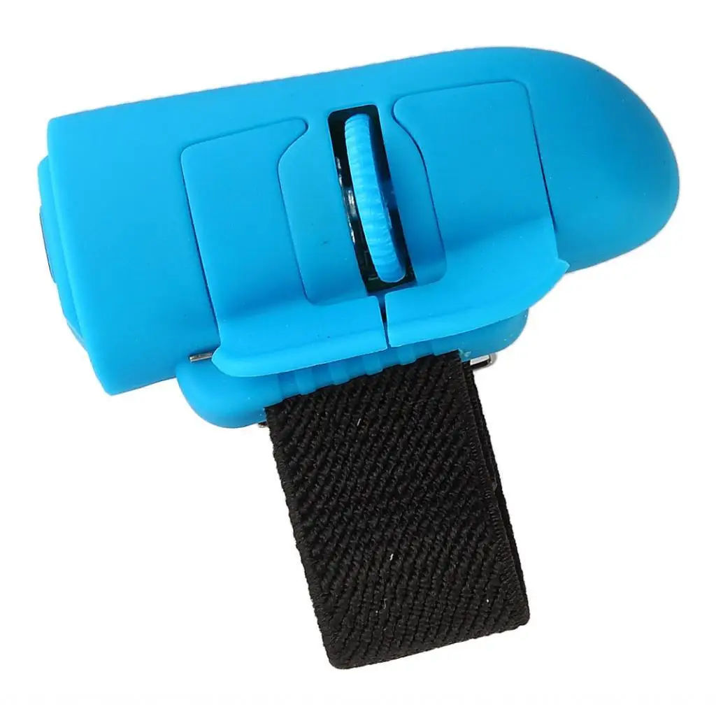 Mini Finger Mouse Wireless USB Optical Ring Mice for Laptop PC Blue