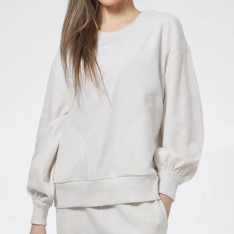 Puma Authentic New Women's Casual Wear Resistant Casual Lantern Sleeve Round Neck Sweatshirt 845597-02