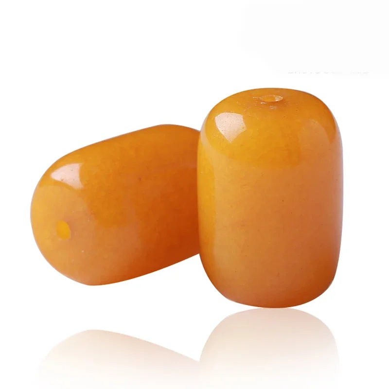 Naturalny chalcedon koraliki kubełkowe — zdjęcie 6