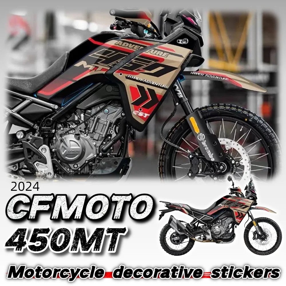 

For 2024 CFMOTO 450MT full car decoration stickers stickers personalized decals pull flower decoration modification parts