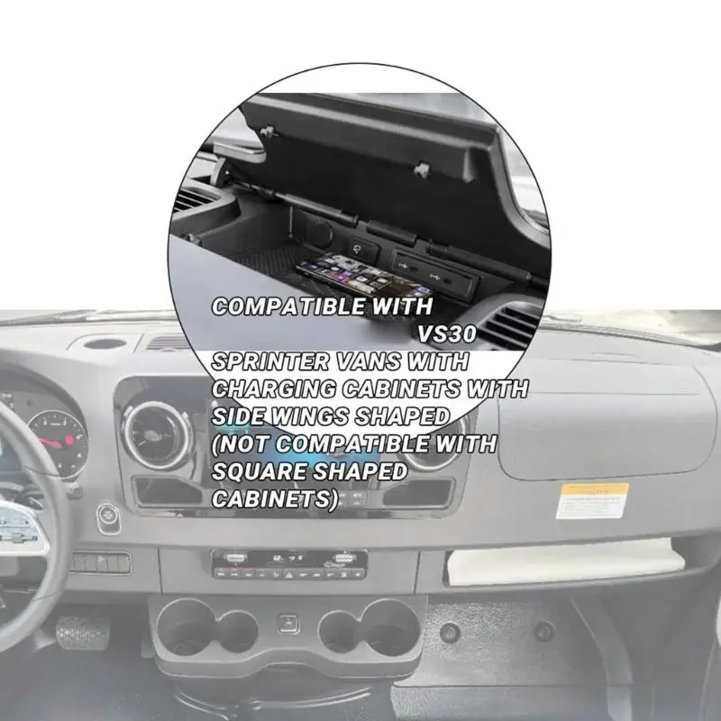 M76E Rücksitz-Kabelclip mit 6-facher Kabelsortierung, einfache Installation für VS30 Sprinter – Detail 9