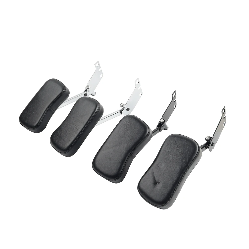 Motorbike Rear Passenger Armrest Arm Rest w/ PU Leather Pad For Honda GL 1500 Goldwing GL1500 models 1988-2000 Black/Chrome