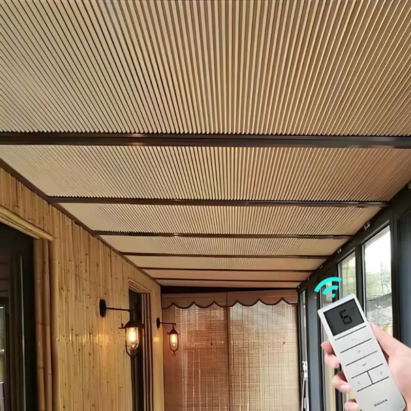 Motorized And Manual Honeycomb Ceiling Curtain And Blind For Skylight And Sun Room