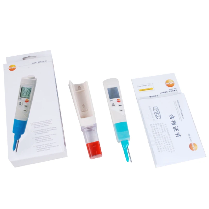 Testo 206-PH2 اختبار مقياس PH أداة التحقيق رئيس للسوائل 0563 2062