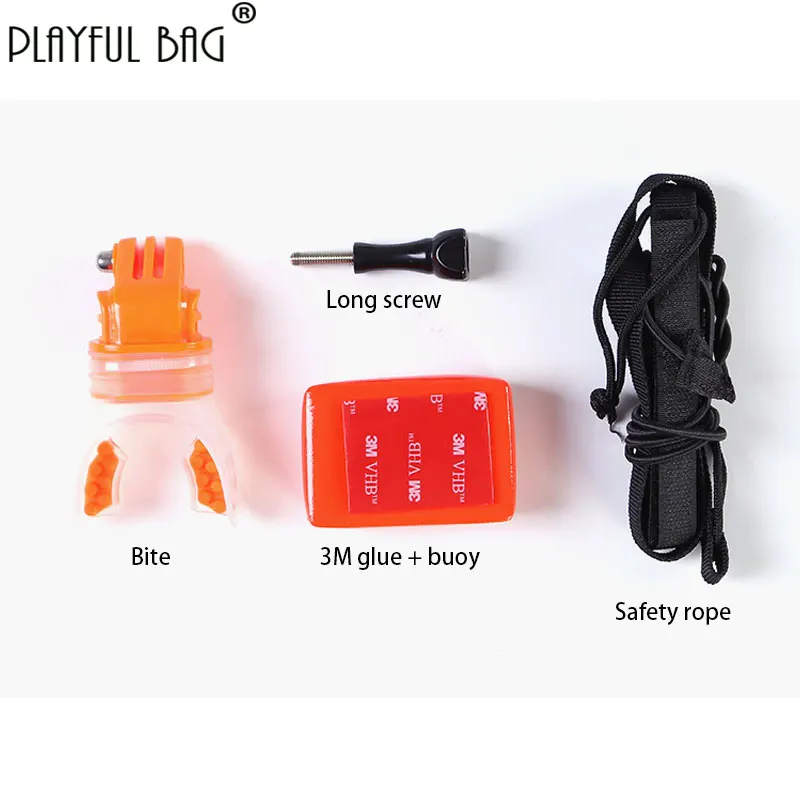 Diving Silicone Bite For GoPro Camera 35MM Caliber Snorkeling Mouthpiece Swimming Accessory E290