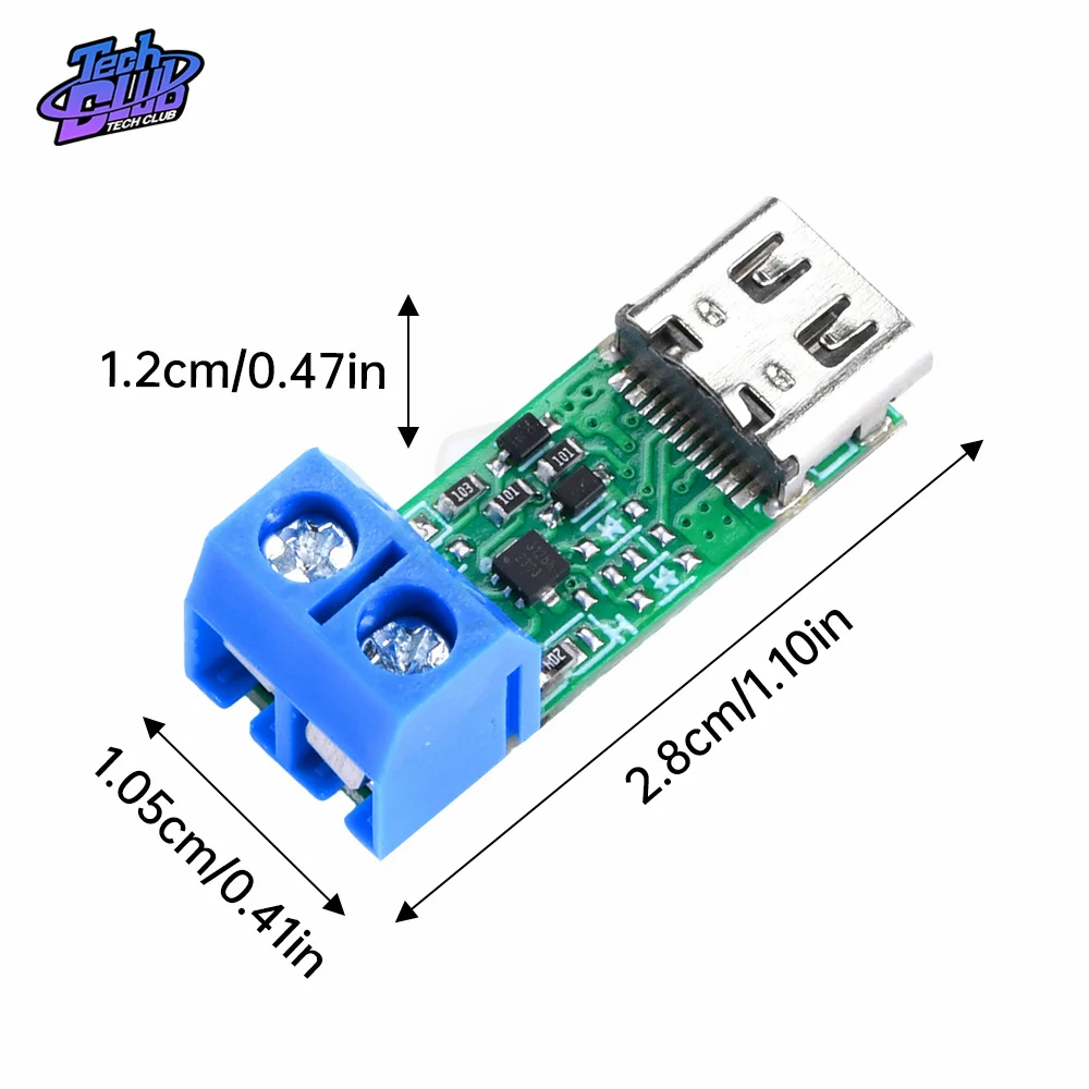 140W USB-C moduł tablica wyzwalacza szybkiego ładowania PD/QC płytka wabika rodzaj USB-c PD3.1Power moduł Boost dostawy 28V/36V/48V