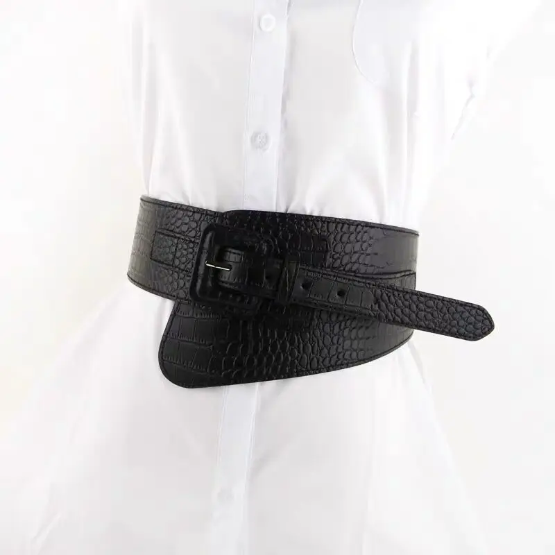 Fashionable Wide Elastic Waistband Belt High Elastic Wide Waist Belt for Women's Outfit Coat Skirt Outerwear Dress Accessories