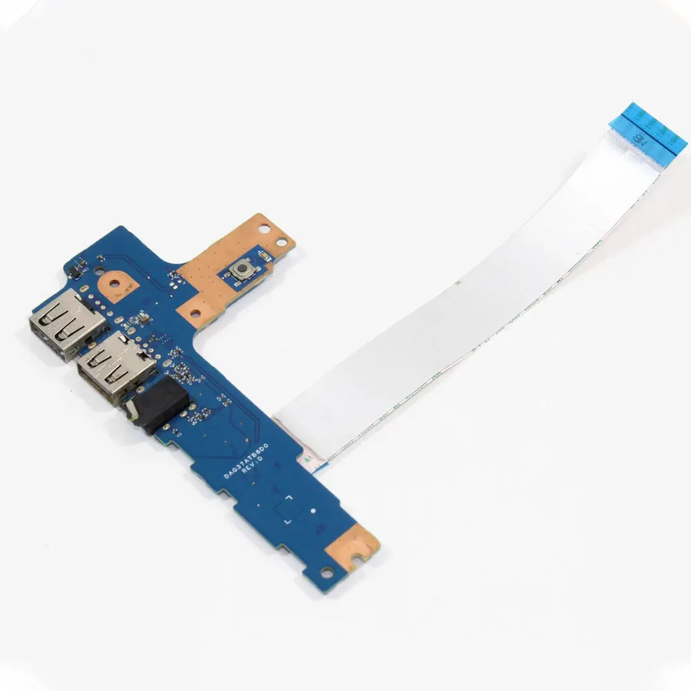 OEM For HP Pavilion 17 17-ab Omen 17-w Laptop I/O Audio USB Jack Port Switch Power Button Board Cable DAG37DTBAB0 857470-001