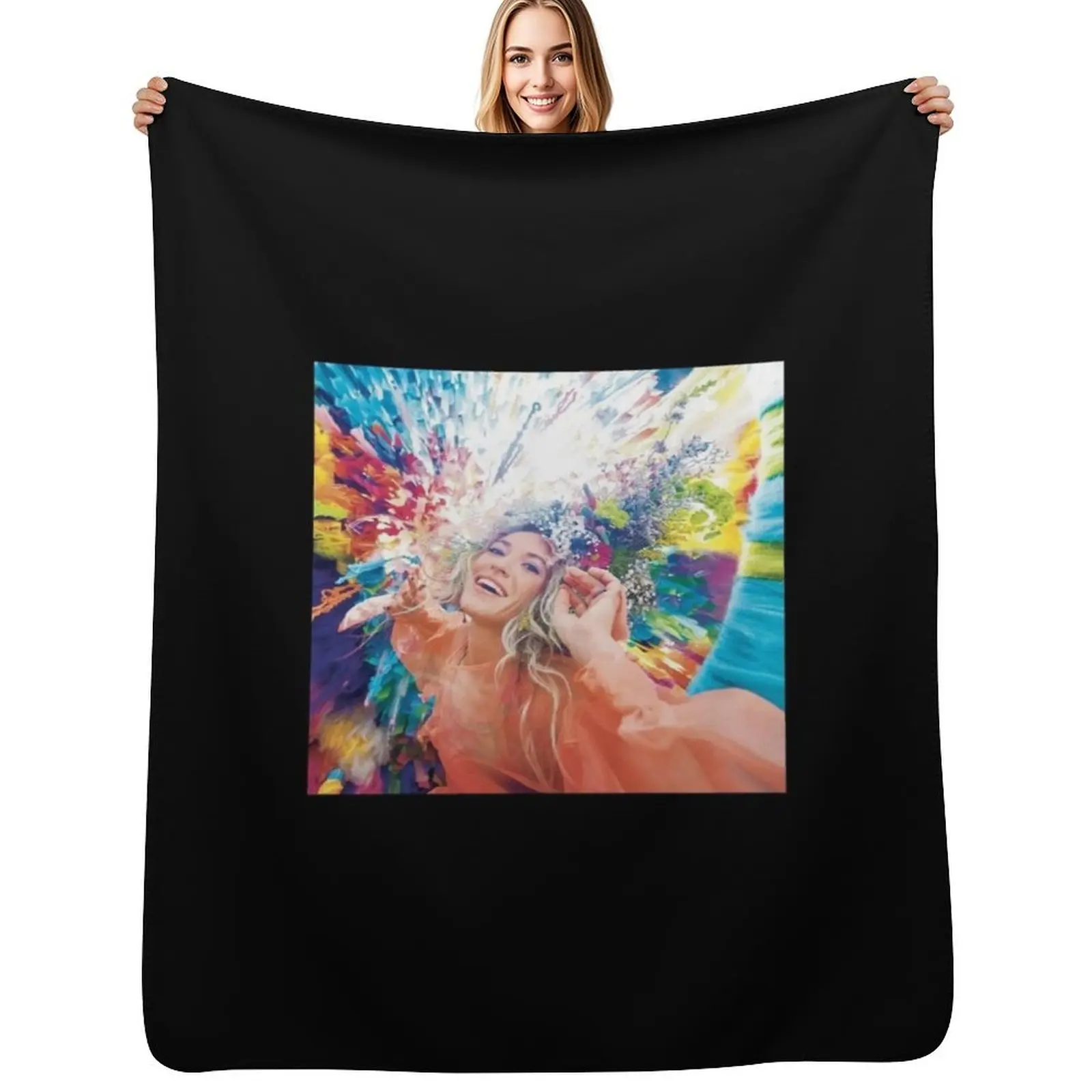 Lauren Daigle - Lauren Daigle Throw Blanket Travel Size Cozy Blanket for Plane Train