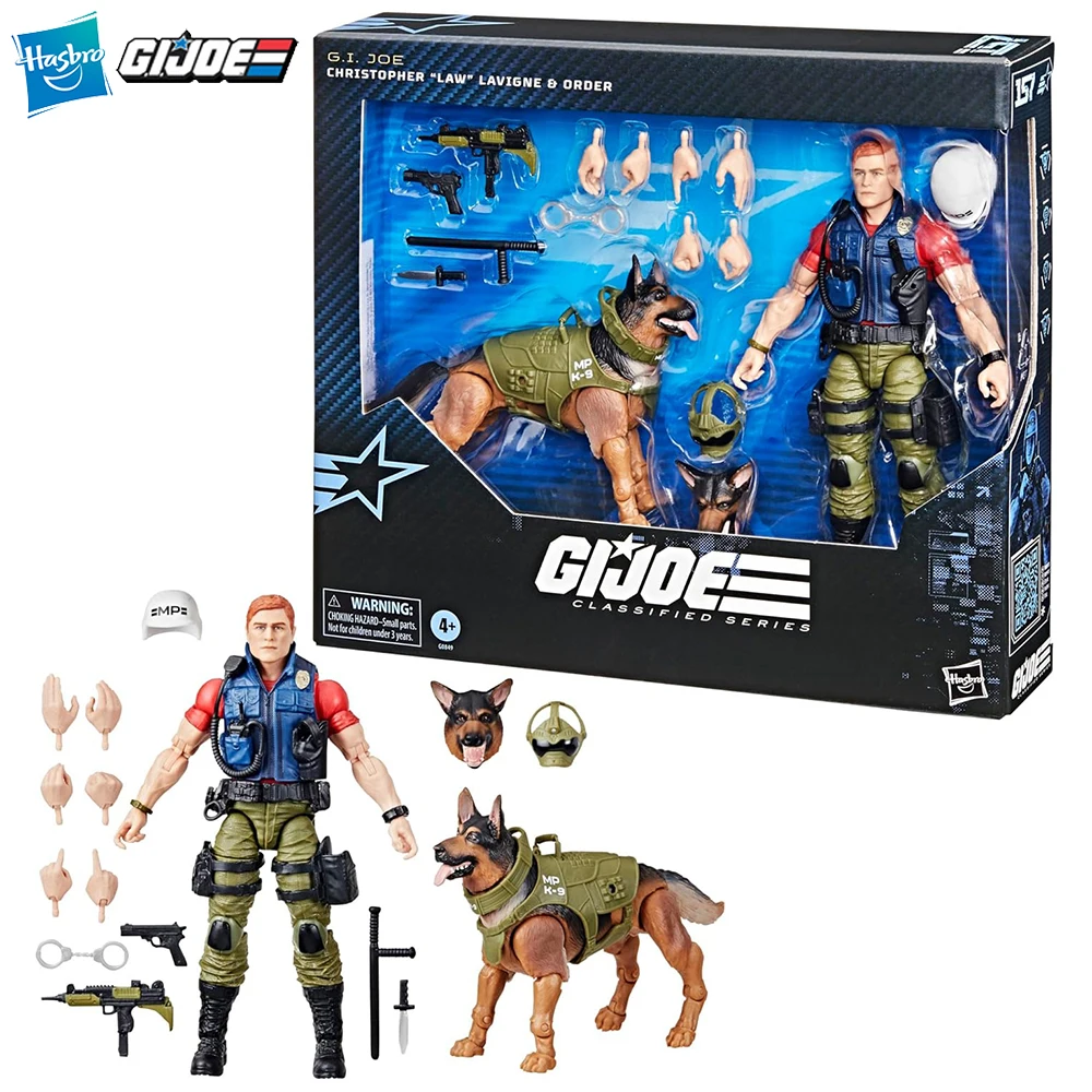 

[В наличии] Hasbro G.I. Серия Joe Classified # 157 Christopher 'Law' Lavigne & Order, 6-дюймовая экшн-фигурка, модель игрушки, подарки
