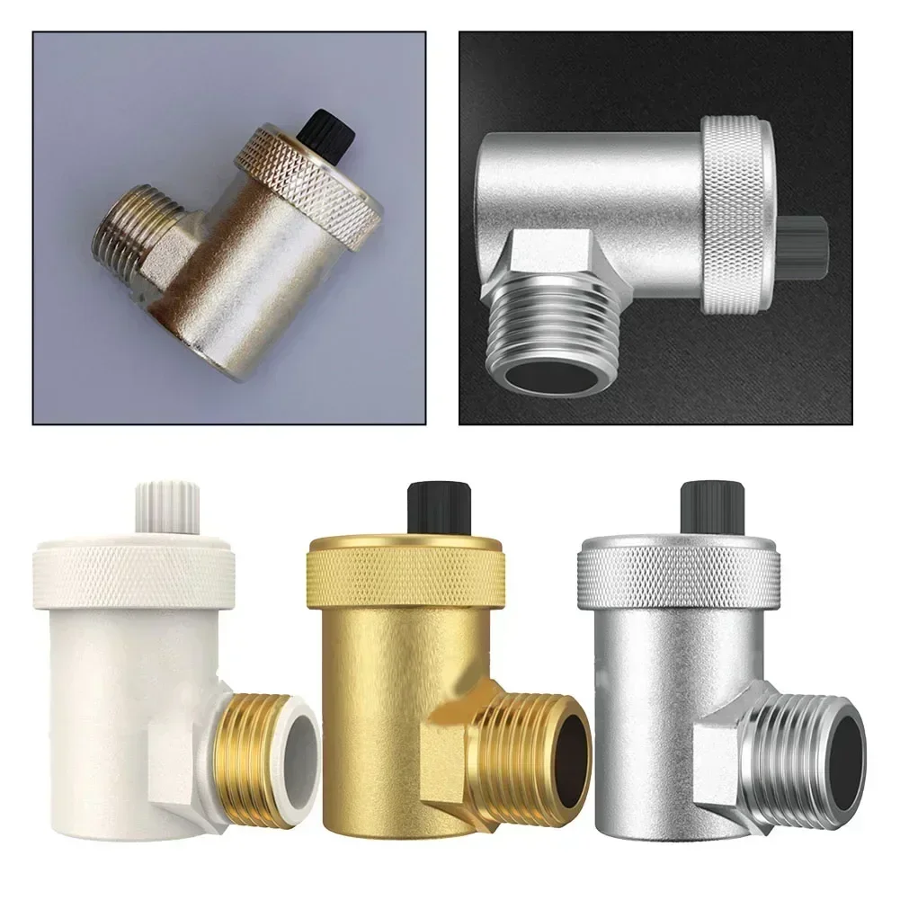 Vent Valve 1/2 Inch For Radiator Automatic Air Vent Valve G1/2 DN15 Brass Pressure Relief Valve For HVAC Heating Systems