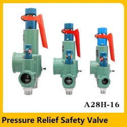 Male Thread Spring Type Pressure Relief Valve A28H-16 Pressure Release Safety Valve for Air Tank boiler A28W