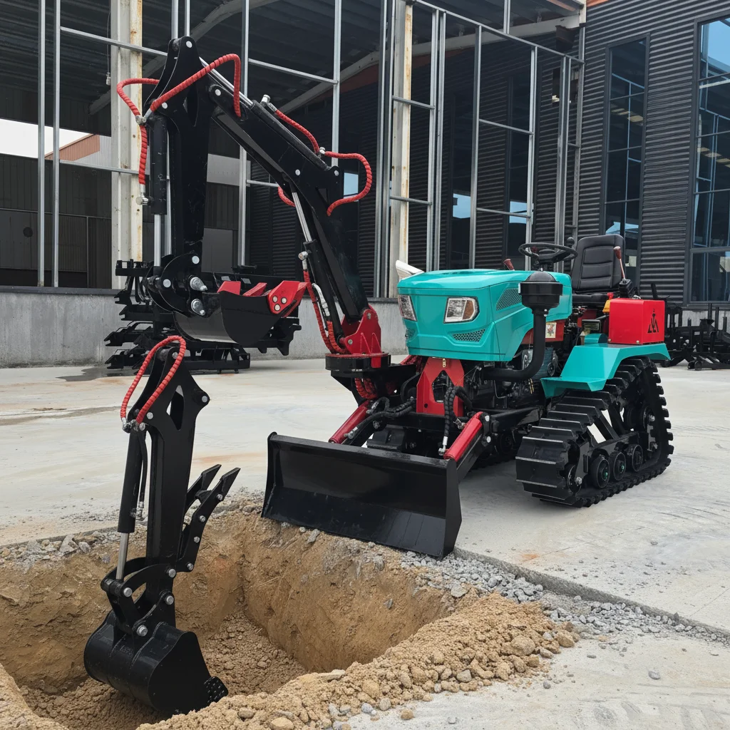 Customize Small Crawler Tractor 25HP 30HP 40HP Paddy Field Track Tractor