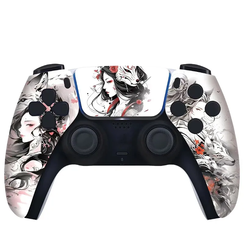 

Ancient Custom Controller Faceplate Case For PS5 BDM-010/BDM-020/BDM-030 Gaming Retro Theme Front Shell Replacemnet For P5