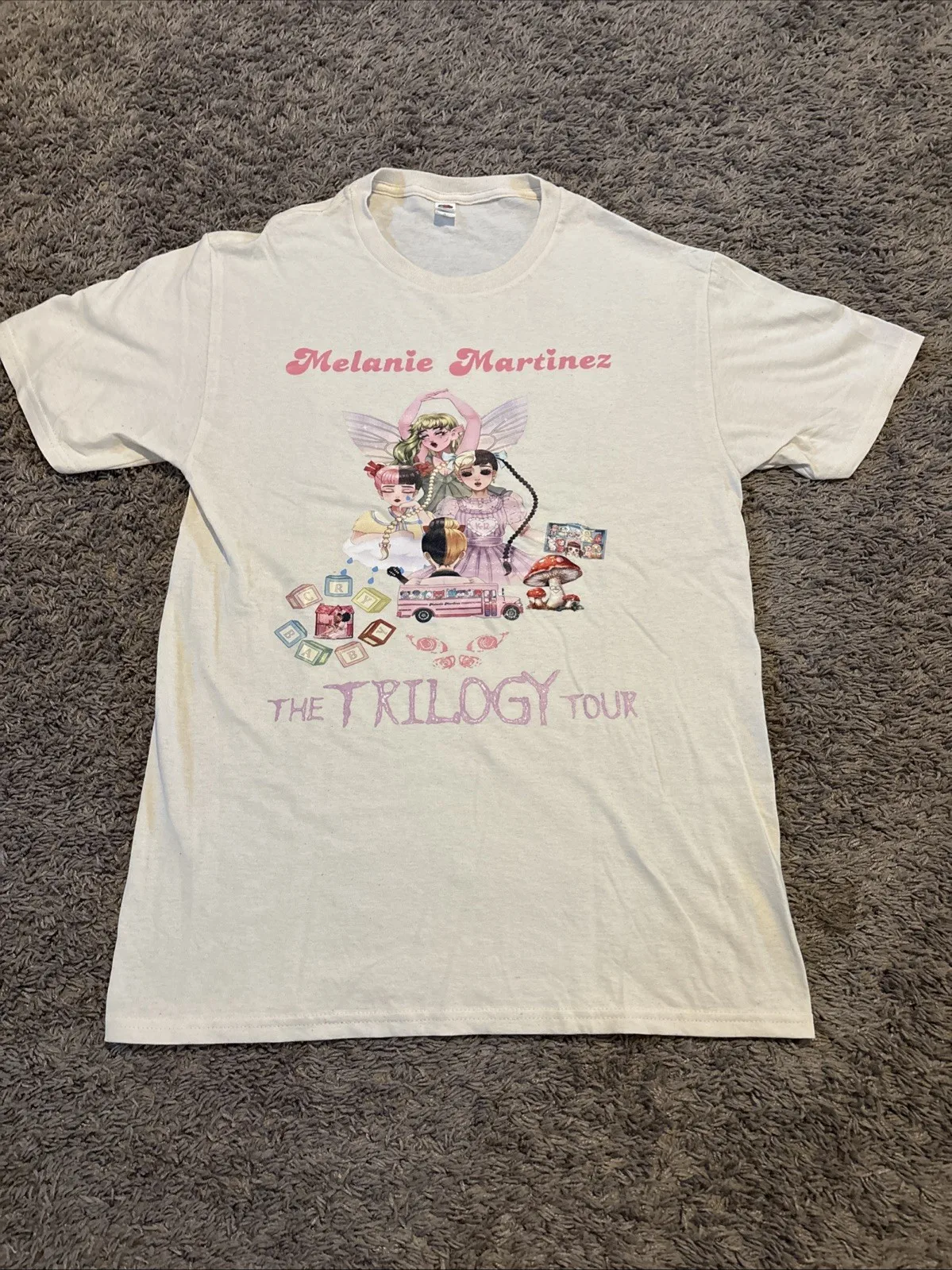 melanie martinez trilogy tour t shirt Concert Tee Tour Dates Sparkles Small S