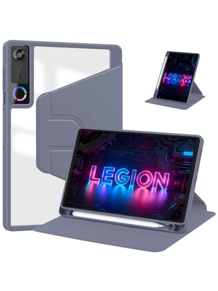 Etui z obrotowym o 360 stopni akrylowym uchwytem na rysik do tabletu Lenovo Legion Y700 5. generacji, twarde etui na tablet Legion Y700 Gen 5, 2026 — zdjęcie produktu 7