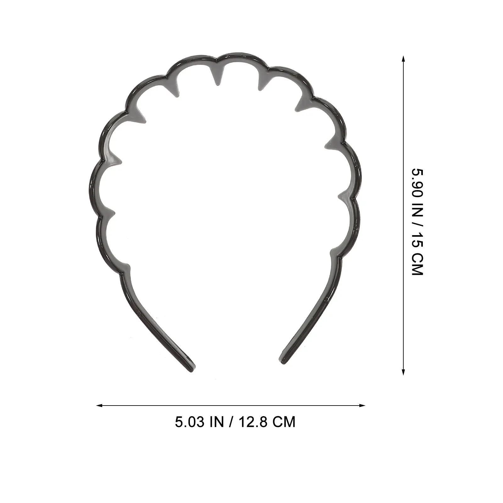 

3pcs Hoops Headbands Women Fashion Elegant Creative Hairstyling Fashion Hair Band Tool Spiky Teeth Comb Accessories