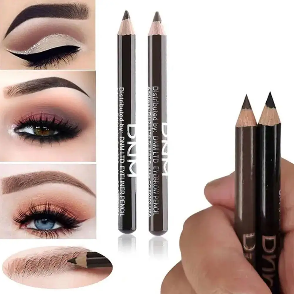 

Professional Wood Fashion Eyebrow Pencil Black Brown Waterproof And Sweat-proof Long Lasting Cosmetic Eyebrows Makeup