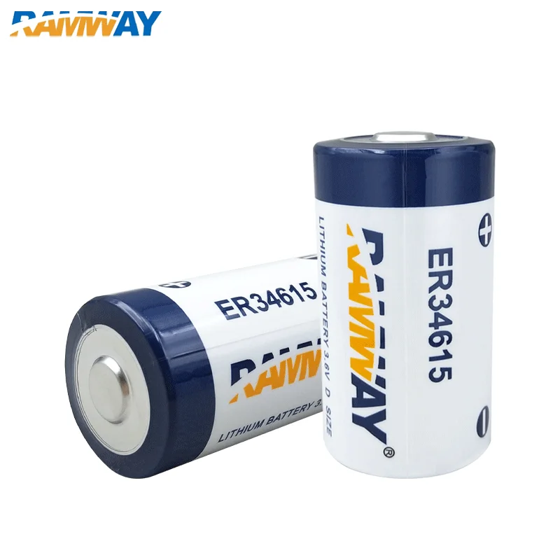 RAMWAY ER34615 D Add 51005 Plug 3.6V Disposable Lithium Battery Large Capacity Gas Coal Mine Flow Meter IoT Intelligent