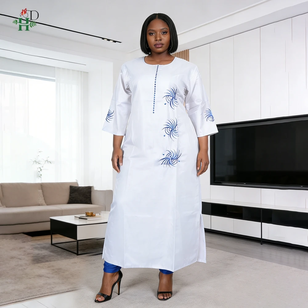 

H&D Turkey wears 2 piece set dashiki Ankara 2026 African dresses for woman Embroidery African clothing traditional قفطان مغربي
