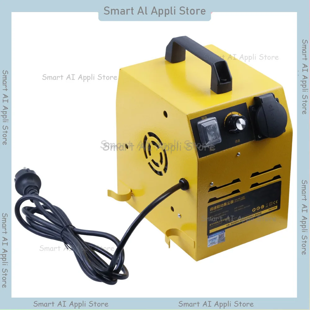 1200W Woodworking Dust Collector Wet Dry Vacuum Cleaner with Stepless Speed Control Auto On/Off Blower Vacuum