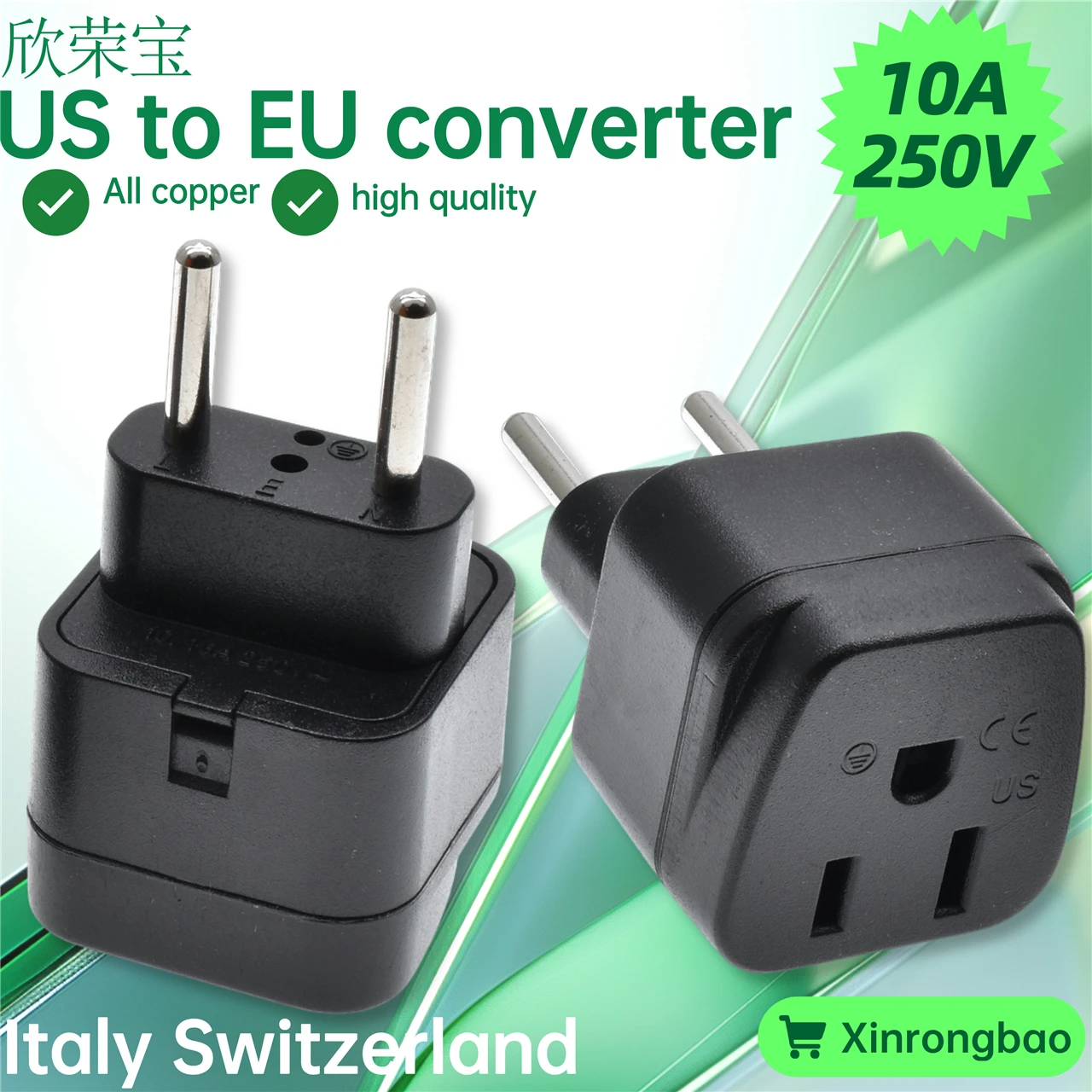 Us To Eu Plug 4.0Mm…