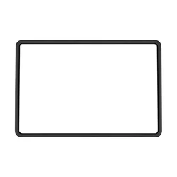Center Console Screen Protector Frame for Tesla Model 3 Y Accessories Silicone Shatter Proof Anti-Collision White Black