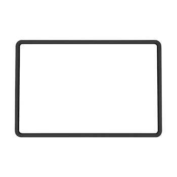 מרכז קונסולת מסך מגן מסגרת עבור טסלה דגם 3 Y אביזרי סיליקון לנפץ הוכחה נגד התנגשות לבן שחור