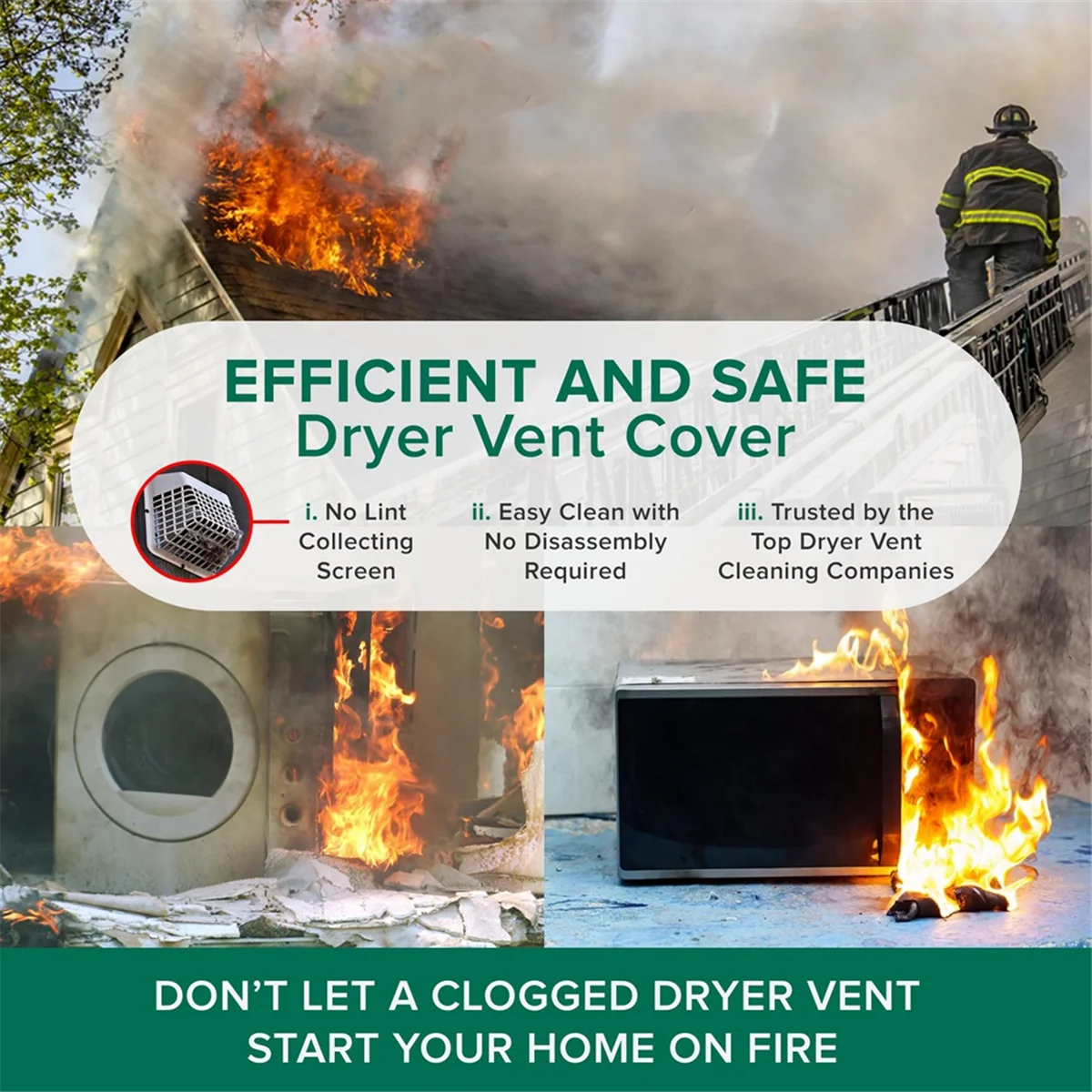 

A008 Dual Door Dryer Vent Cover Outdoor 4 Inch Dryer Vent Cover Dryer Vent Duct Tube & Trim Ring Indoor Dryer Vent