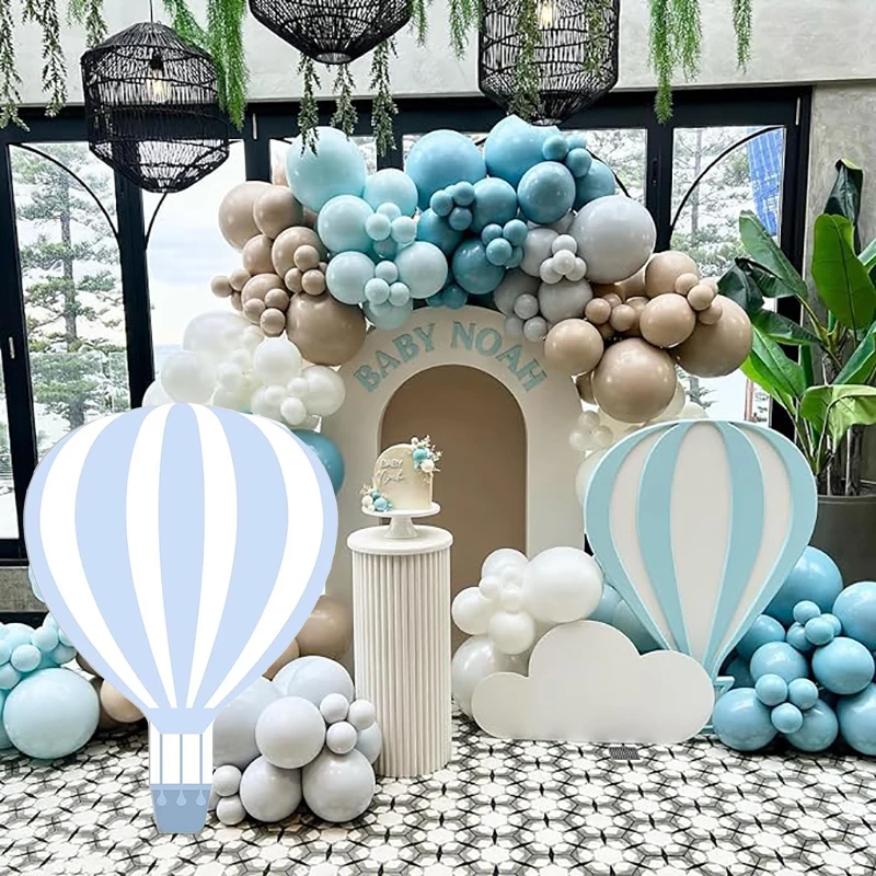 18/24/36inch Hot Air Balloon Cardboard  Baby Birthday Paty DIY Backdrops for Baby Shower Wedding Party Photo Props Cutouts Decor