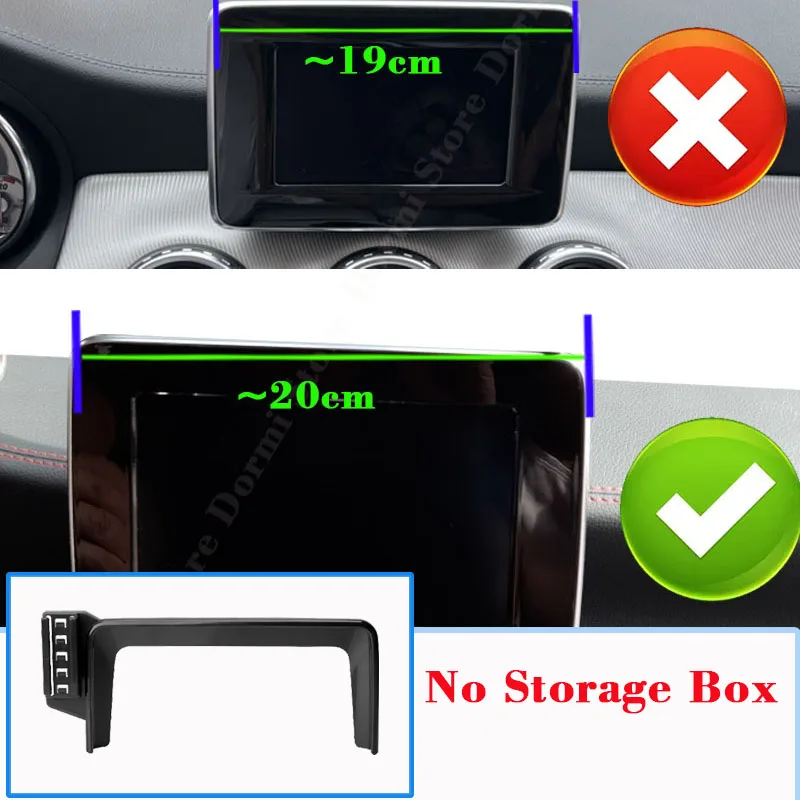 For Mercedes-Benz CLA AMG 180 C117 2013~2019 Car Mobile Phone Holder Screen Cellphone GPS Mount Gravity Stand Auto Accessories