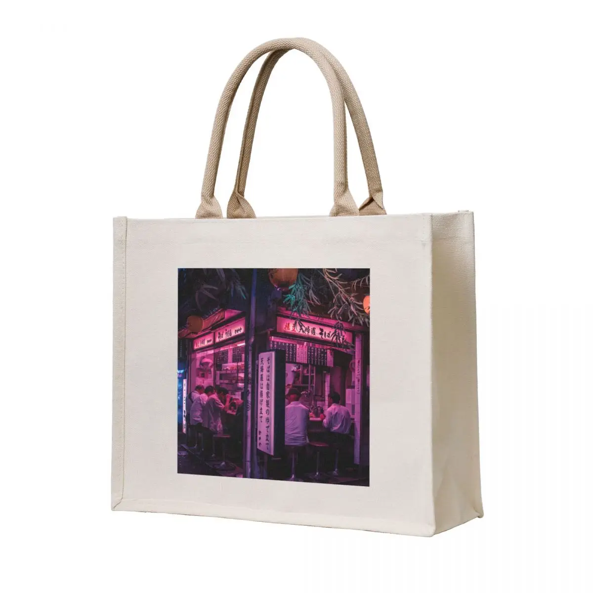 

Tokyo's Ramen Corner Tote Bag female bag Candy bags Portable shopping bag tote screen