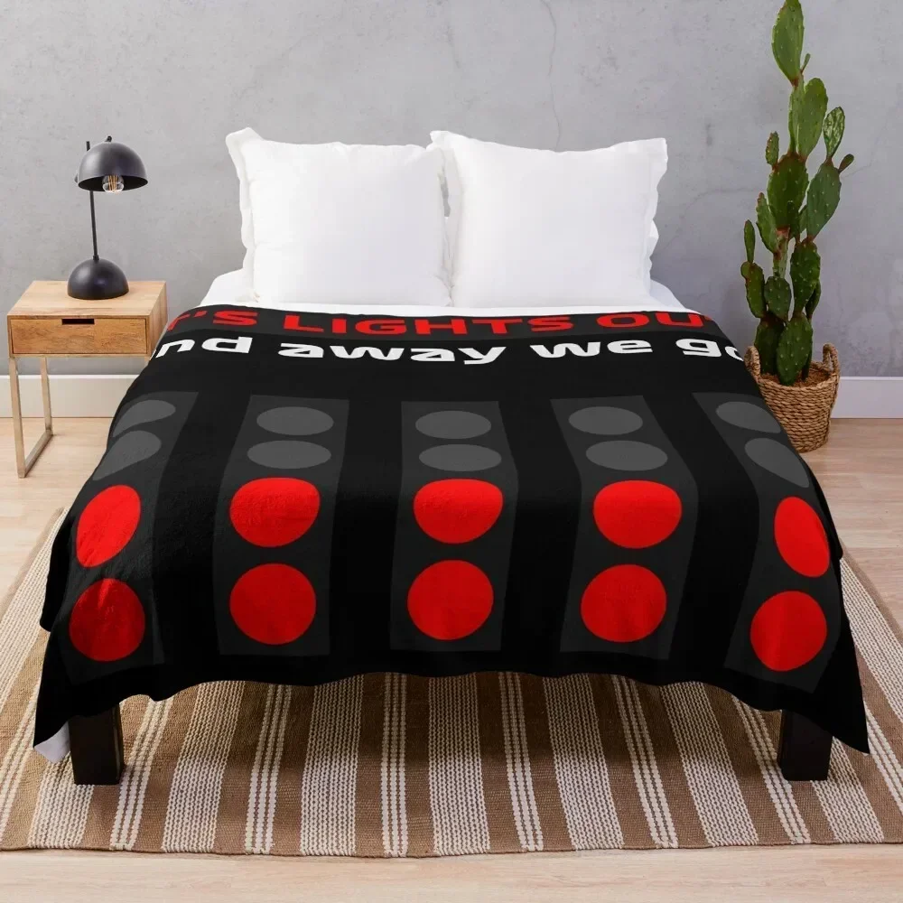 

IT'S LIGHTS OUT AND AWAY WE GO (2) Throw Blanket Travel bed plaid Furrys Blankets For Baby Sleeping Bag Blankets