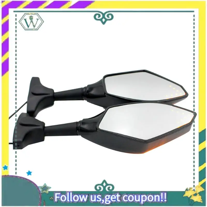 

A82U-LED Rearview Mirror Motorcycle Mirror Indicator Mirror Turn Signal For Honda Hondas Suzuki Kawasaki Ninja
