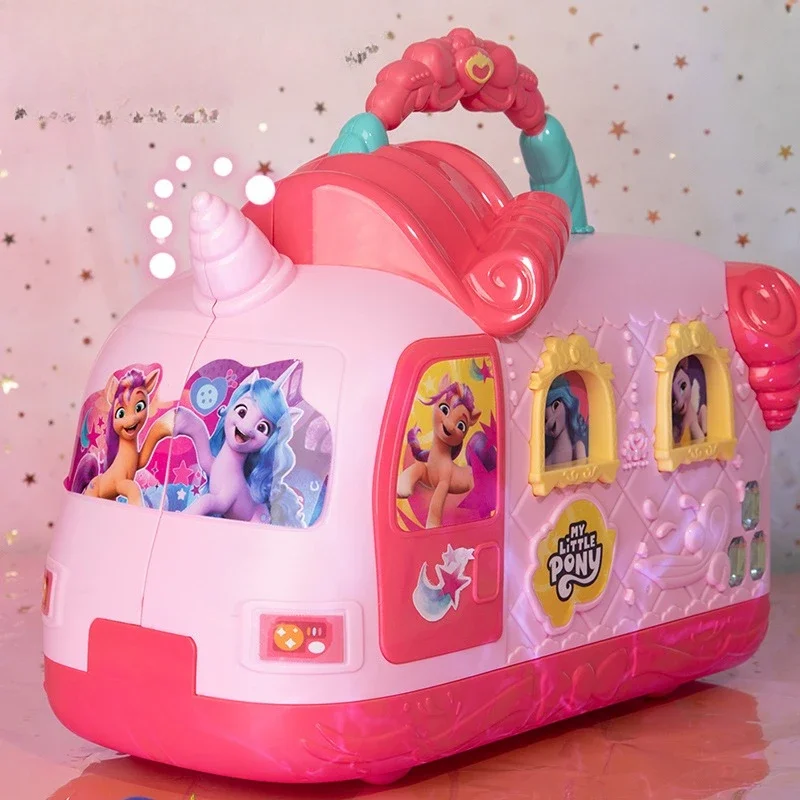 Hasbro My Little Pony Toys Cartoon Magic Handbag Bedroom Girls Cute Kawaii Christmas Birthday Gifts Decoration Collection