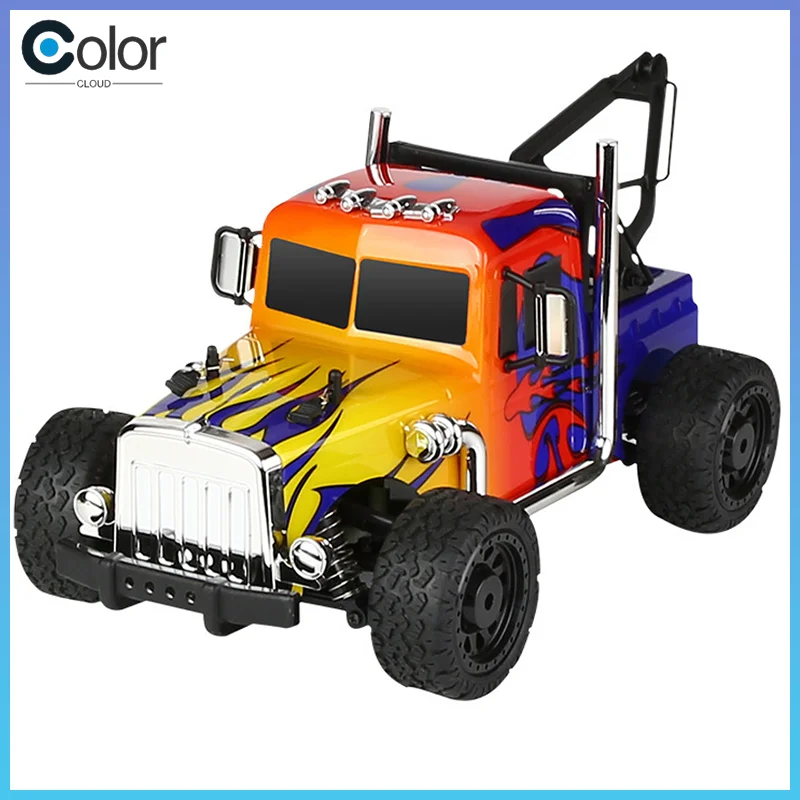 

J901-1 Four-Wheel Drive Off-Road Large Wheels 1:16 High-Speed 2.4g Remote Control Tractor Toy Car Model Adult Electric Toy