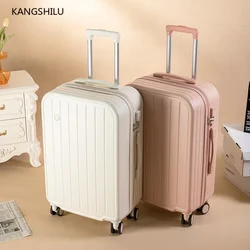 Luggage Travel Suitcases 20/22/24/26-Inch   Candy-Colored Suitcase Mute Universal Wheel Fashion Boarding Trolley Case Bag