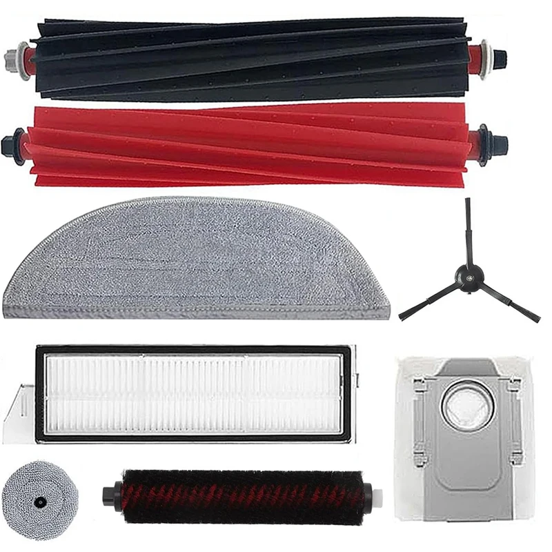 Aspirateur Robot Roborock S8 Maxv Ultra, brosse latérale principale, filtre Hepa, vadrouille, chiffon Everths, sacs à poussière, accessoires