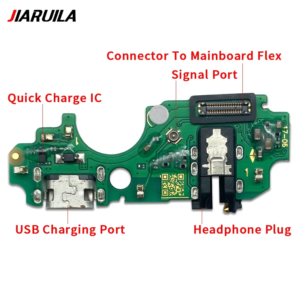 Imagem -05 - Micro Usb Porta de Carregamento para Infinix Camon 18t 20 Pro Cabo Flexível com Microfone ic 20 Pcs