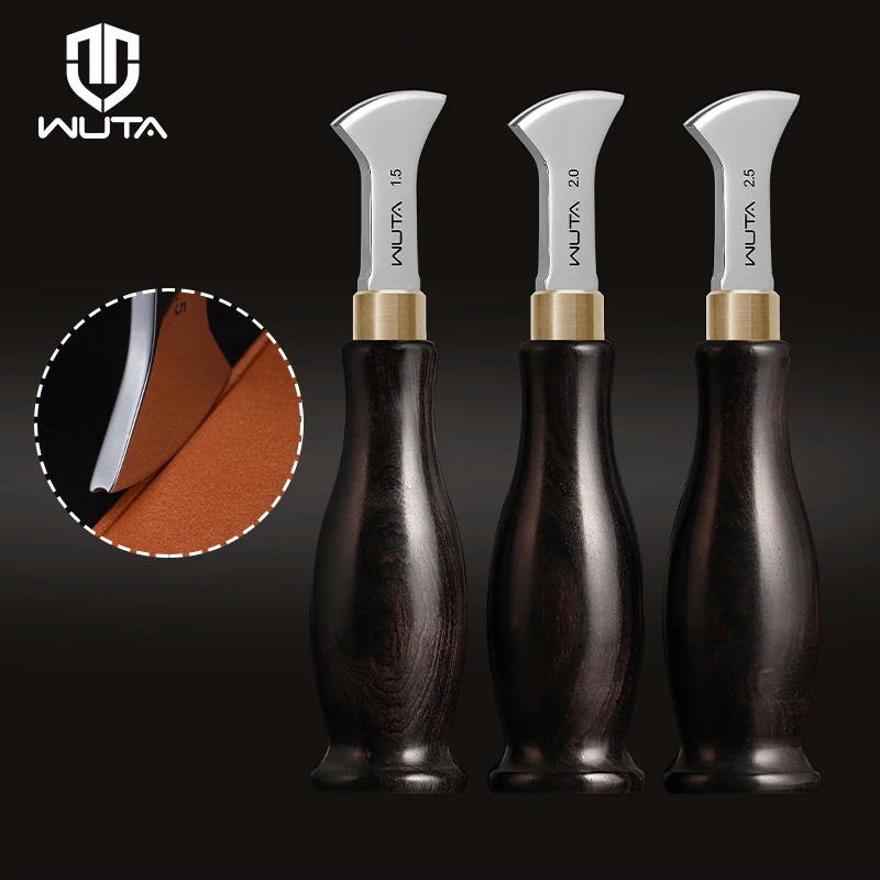 WUTA High Quality Professional Leather Craft diy Tools Edge Creaser Stainless Steel  Edge Decorate Line Leathercraft Tools