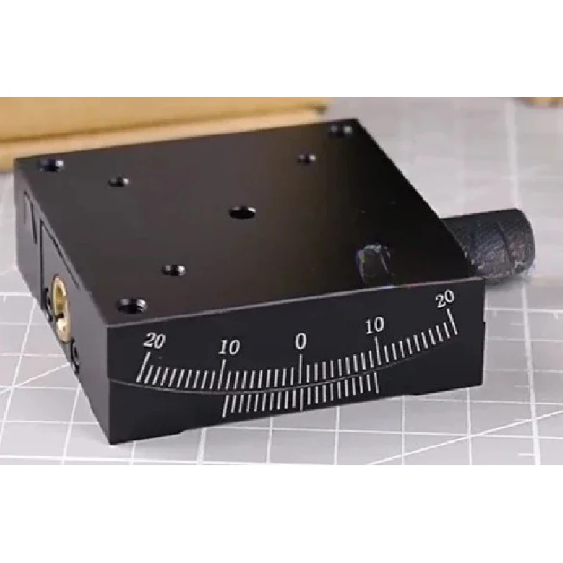 ​​G XY-Axis Manual Precision Stage - Micrometer Fine-Tuning Tilt Platform with Radial Rotation Optical Alignment​​