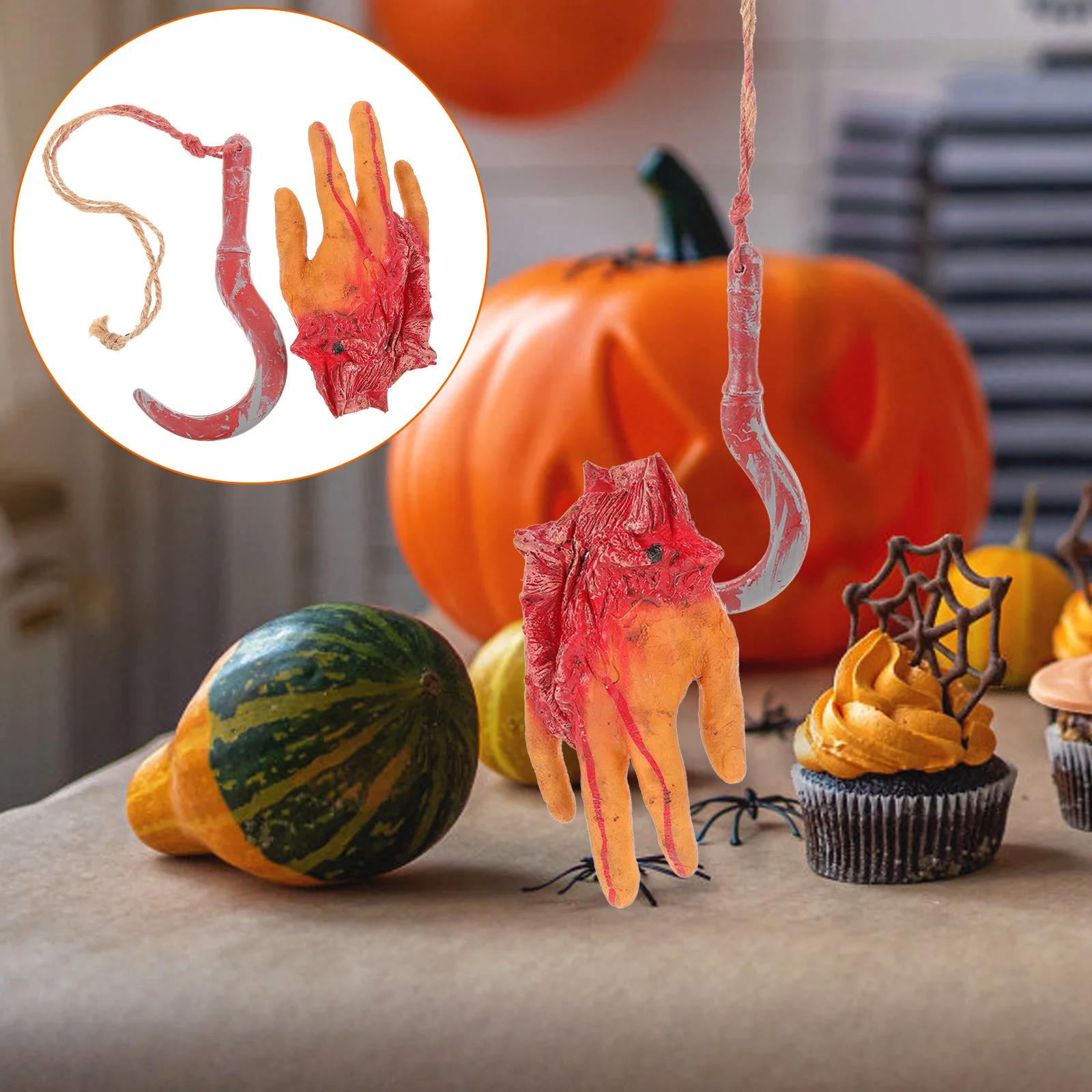 1 ensemble réaliste Halloween main cassée accessoire décoration effrayant réaliste simulé maison hantée fête cour décor extérieur intérieur