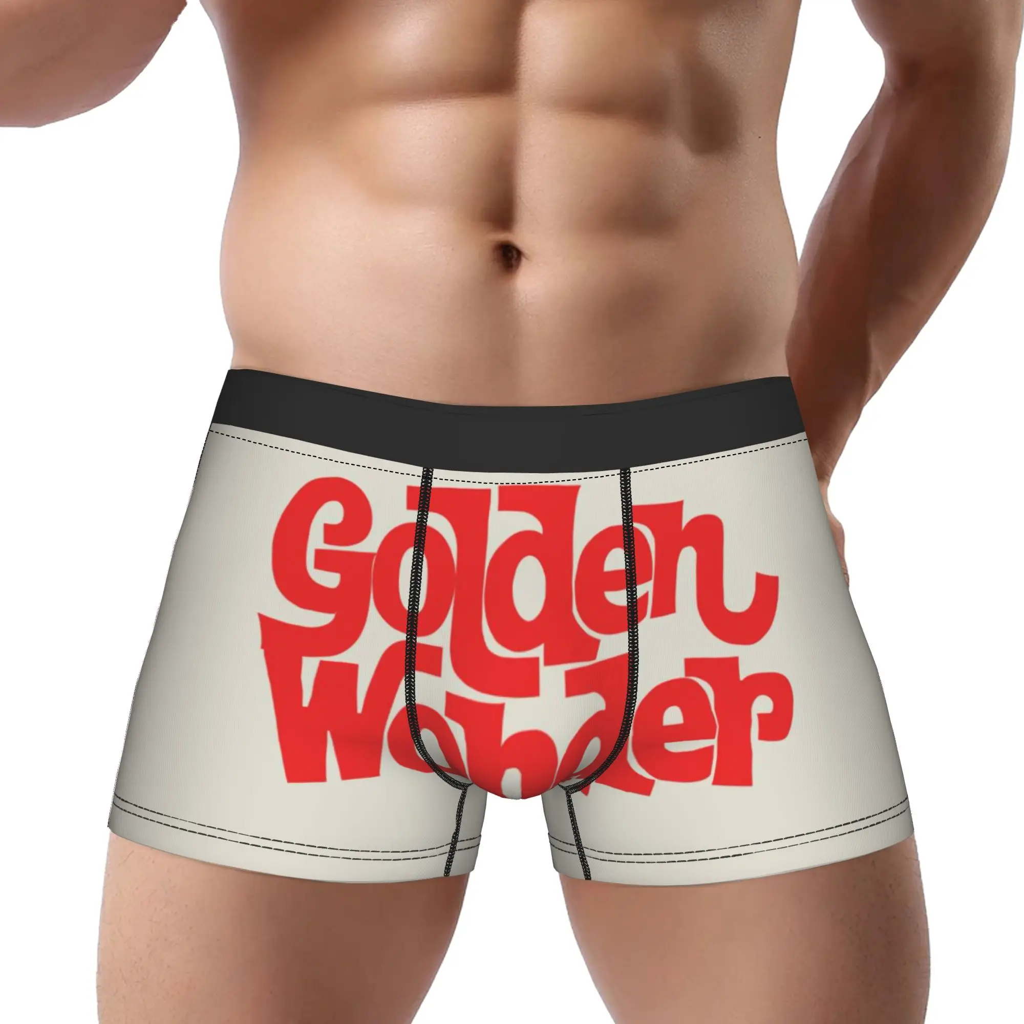 Logo Golden Wonder Underpants Breathbale Panties Male Underwear Comfortable Shorts Boxer Briefs