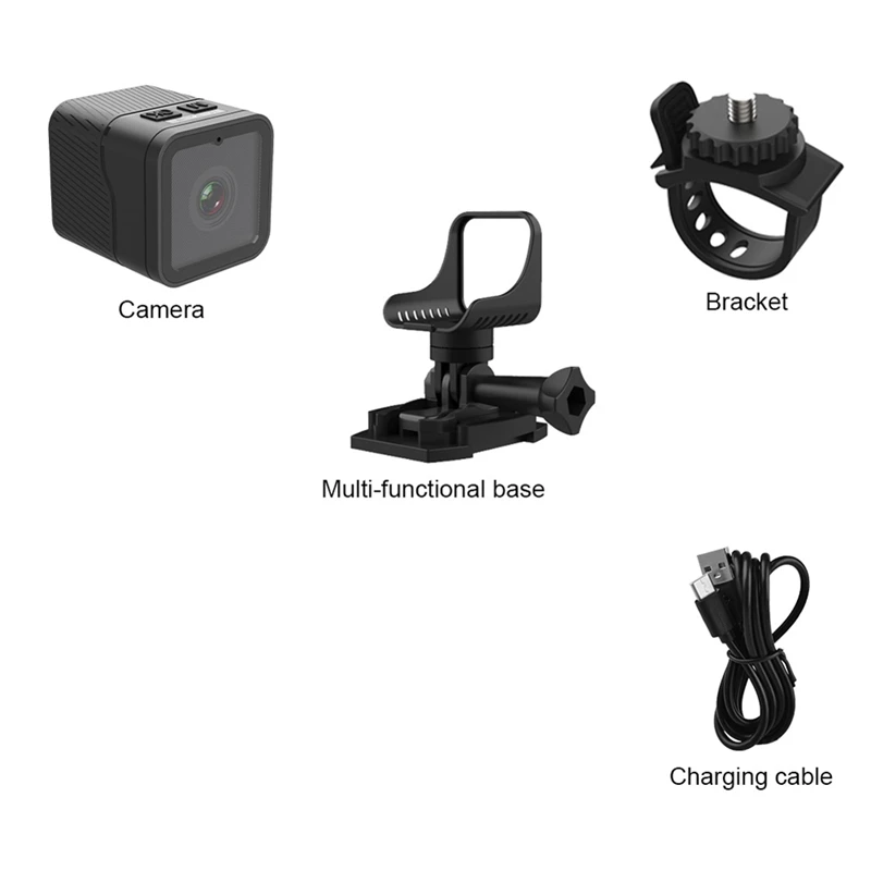 كاميرا SR-Wifi Action، كاميرا رياضية صغيرة محمولة بدقة 1080 بكسل، كاميرا اتشغيل واي فاي مع ميكروفون، توسيع بطاقة 256 جيجا