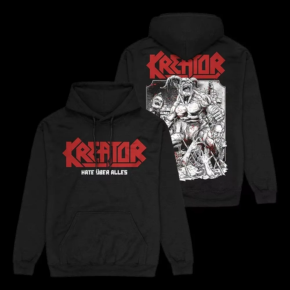 New Rock Band Kreator 3d Print Hoodie Men Women Fashion Letter Hoodie Sweatshirt Hip Hop Tracksuit Mens Clothing Unisex Moletom